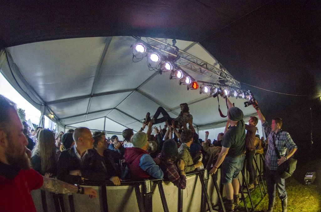 Wet Nuns at Beacons Festival doing things people want to take pictures of