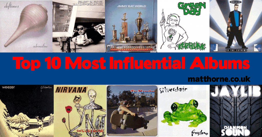 My Top 10 Influential Albums Social Media Marketing Newcastle