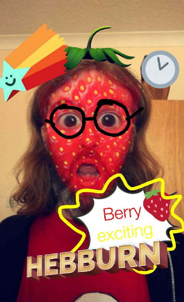 Berry exciting snapchat image