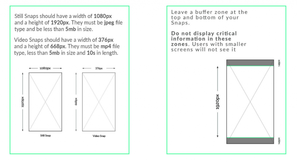 Content dimensions for Mish Guru uploads